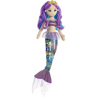 Aurora Sea Sparkles 18 Rainbow Violet Soft Toy