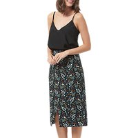 Sugarhill Boutique Enchanted Woodland Midi Skirt, Black/Multi