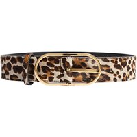 Karen Millen Leopard Waist Belt, Multi