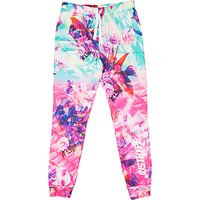 Hype Girls' Pyramid Floral Joggers, Multi