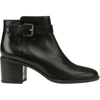 Geox Glynna Buckle Block Heeled Ankle Boots
