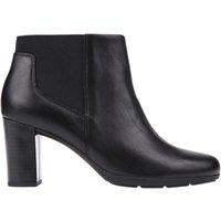 Geox Annya Block Heeled Ankle Boots, Black