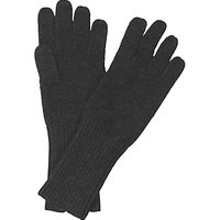 Hush Cashmere Gloves, Charcoal Marl