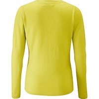 Pure Collection Crew Neck Cashmere Jumper, Chartreuse