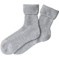 Pure Collection Cashmere Socks, Heather Dove
