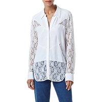 Finery Finsbury Lace Blouse, Ivory