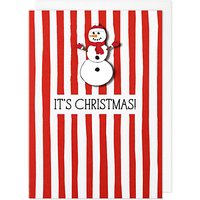 Tache Crafts Snowman Christmas Card