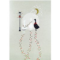 Art File Geese Street Lamp Christmas Card