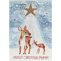 Paper Salad Mummy Christmas Deer Card