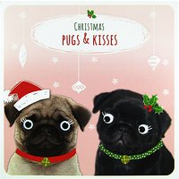 Paperlink Pugs & Kisses Christmas Card