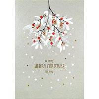 Art File Mistletoe Christmas Card