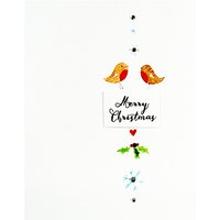 Blue Eyed Sun Robins Christmas Card