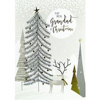 Art File Grandad And Deer Christmas Card
