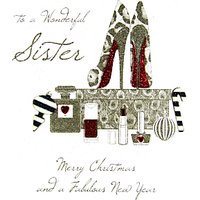 Five Dollar Shake Wonderful Sister Christmas Card