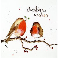 Louise Mulgrew Robins Christmas Card