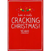 Happy Jackson Cracking Christmas Card