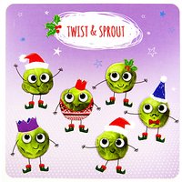 Paperlink Twist And Sprout Christmas Card