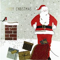 Portfolio Tall Santa Christmas Card