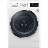 LG F4J6EY2W Freestanding Washing Machine, 8.5kg Load, A+++ Energy Rating, 1400rpm Spin, White