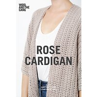 Wool And The Gang Women's Rose Cardigan Crochet Pattern