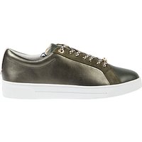 Ted Baker Pehrie Lace Up Trainers, Khaki