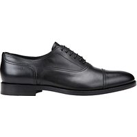 Geox Hampstead Leather Oxford Shoes, Black