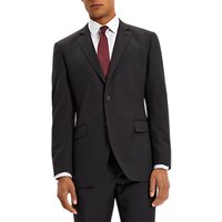 Jaeger Wool Twill Regular Fit Suit Jacket, Black