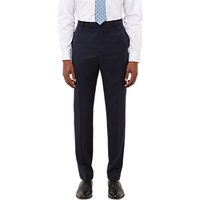 Jaeger Wool Twill Slim Fit Suit Trousers, Navy