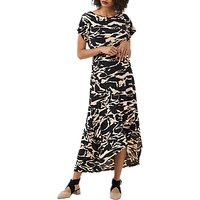 Finery Conduit Short Sleeve Jersey Dress, Multi