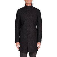Ted Baker T For Tall Long Marvin Coat, Charcoal