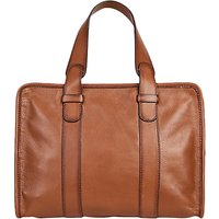 Gerard Darel Cut Leather Shoulder Bag, Camel