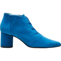 Finery Galway Lace Up Ankle Boots, Cobalt