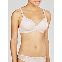 John Lewis Ava Embroidered Spacer Bra - Nude