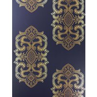 Matthew Williamson Empress Wallpaper - Blackberry / Bronze, W6544-02