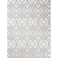 Matthew Williamson Imperial Lattice Wallpaper - Ivory / Mica, W6546-01