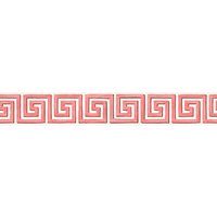 Cole & Son Queens Key Border - Pink / Ivory, 98/9041