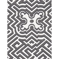Cole & Son Palace Maze Wallpaper - Black / White, 98/14057