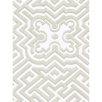 Cole & Son Palace Maze Wallpaper - Stone / White, 98/14058