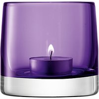 LSA International Light Colour Tealight Holder - Violet