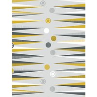 Mini Moderns Backgammon Wallpaper - Mustard