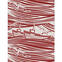Mini Moderns Whitby Wallpaper - Awning Red