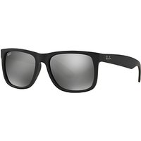 Ray-Ban RB4165 Justin Sunglasses - Black/Silver