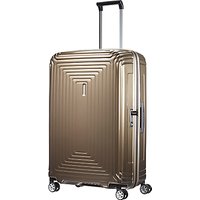 Samsonite Neopulse 75cm Spinner 4-Wheel Large Suitcase - Metallic Sand