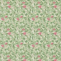Morris & Co Arbutus Wallpaper - Olive/Pink, DM3W214720