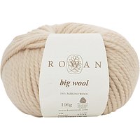 Rowan Big Wool Chunky Merino Yarn, 100g - Linen