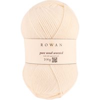 Rowan Pure Wool Superwash Worsted Yarn, 100g - Cream 102