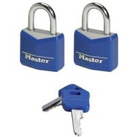 Master Lock Aluminium Pin Tumbler Padlock (W)20mm Pack Of 2 - 3520190932730