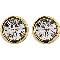 Dyrberg/Kern Noble Medium Swarovski Crystal Stud Earrings - Gold