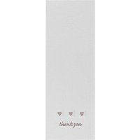 CCA Pocket Love Peraonalised Wedding RSVP Reply Cards, Pack Of 60 - White