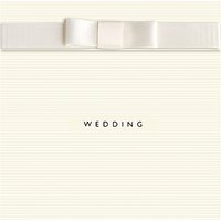 CCA White Wedding Peronalised Evening Invitations, Pack Of 60 - Cream